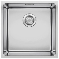 Кухонная мойка Blanco Quato 400-U (528229) 44х44х19 см, нержавеющая сталь, тон серебристый металлик