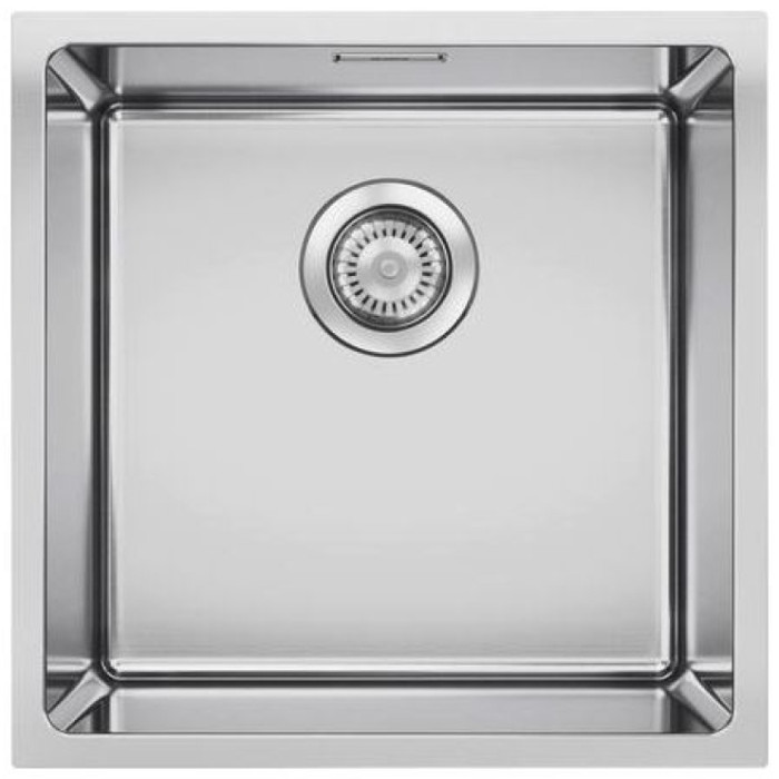 Кухонная мойка Blanco Quato 400-U (528229) 44х44х19 см, нержавеющая сталь, тон серебристый металлик