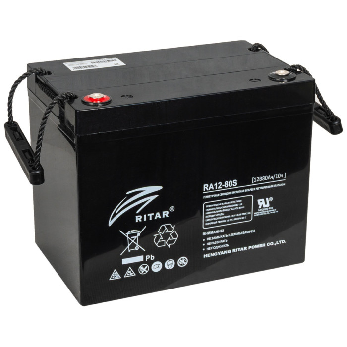 Ritar RA12-80S 80 Ач прямая