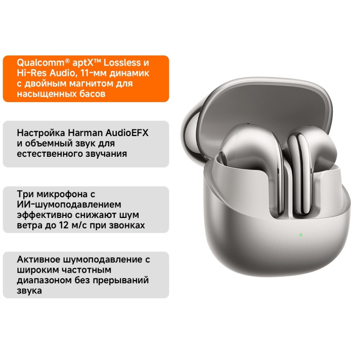 Наушники беспроводные Xiaomi Buds 5 Titan Gray