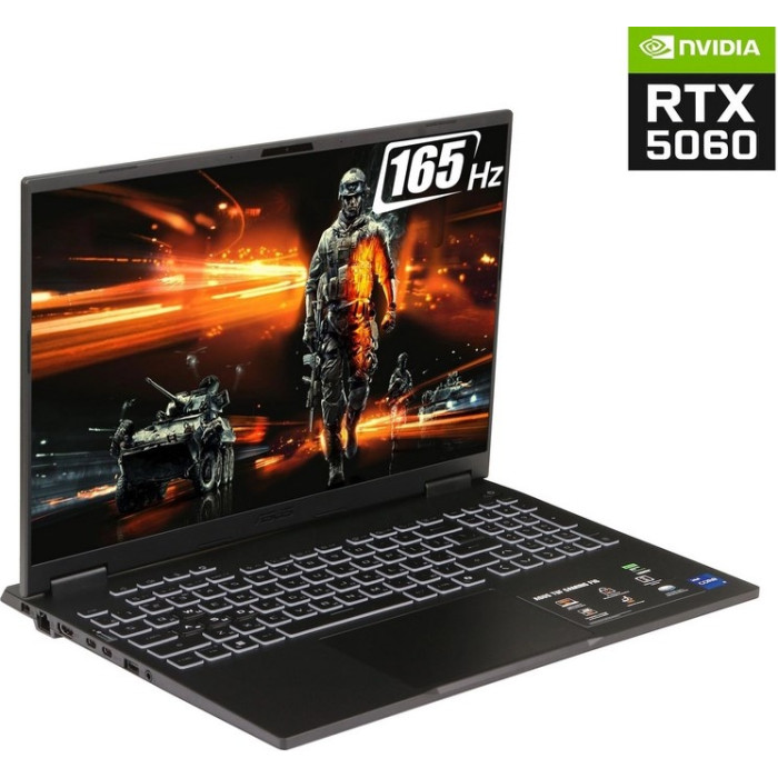 ASUS TUF Gaming F16 FX608JMR-RV119 16" / 16 Гб / SSD 512 Гб / Без ОС / 90NR0NB1-M006X0