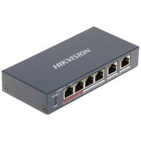 Коммутатор Hikvision DS-3E0106P-E/M(B)