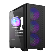 Корпус Montech AIR 100 ARGB (B) Micro-ATX/Mini-ITX 2xUSB3.0 1xUSB2.0 1xAudio 1xMic Черный