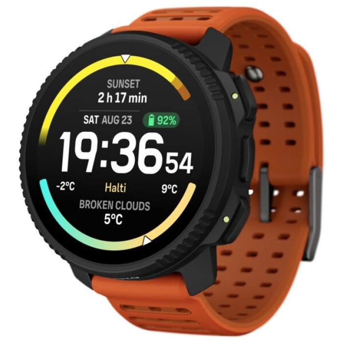 Suunto VERTICAL 2 49 мм черный-оранжевый