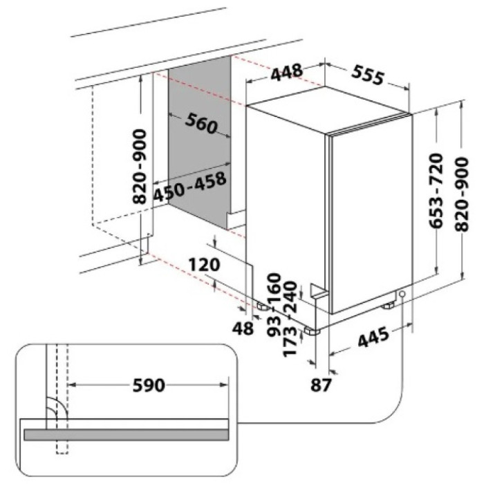 Hotpoint-Ariston HSIC 3M27 CS серый