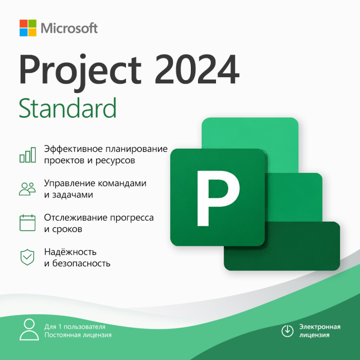 Электронная лицензия (ESD ключ) Microsoft Project Standard 2024