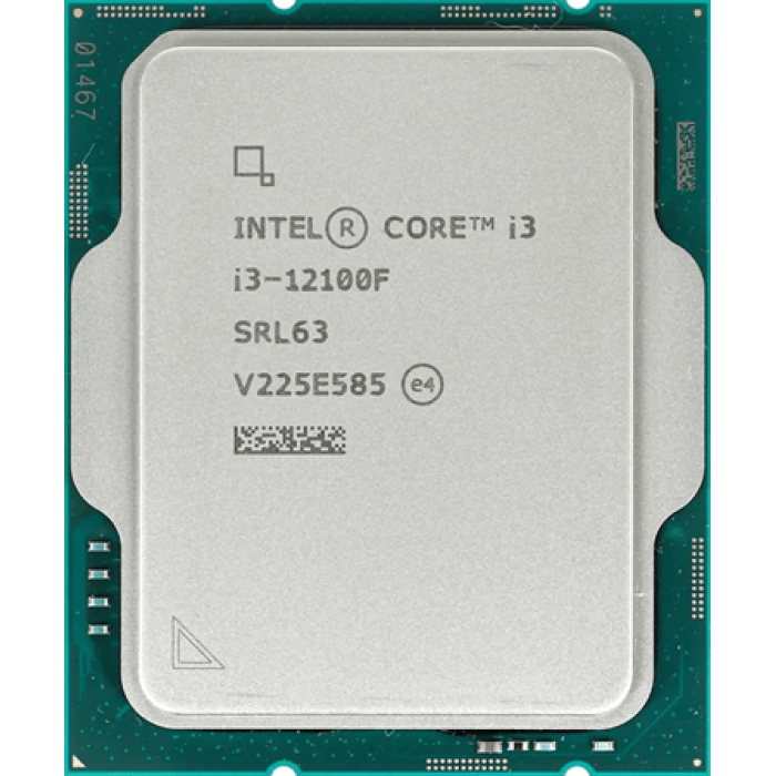 Процессор Intel Core i3-12100F 3.3/4.3GHz (4.3GHz) 4/8 Alder Lake 58W FCLGA1700 OEM