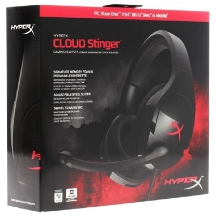 HyperX Cloud Stinger HX-HSCS-BK черный