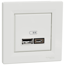 Розетка USB Schneider Electric EPH2700321, белый