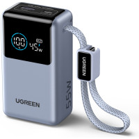 Внешний аккумулятор Ugreen PB727 (75701B) 10000 мАч 55 Вт голубой