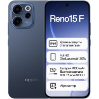 OPPO Reno15 F 5G 12 ГБ/512 ГБ синий