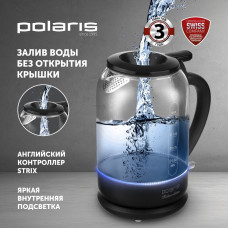 Электрочайник Polaris PWK 1753CGL черный
