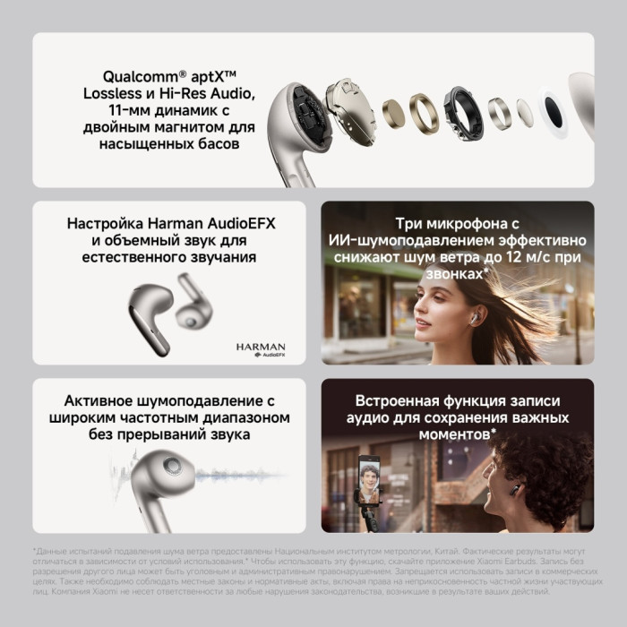 Наушники беспроводные Xiaomi Buds 5 Titan Gray