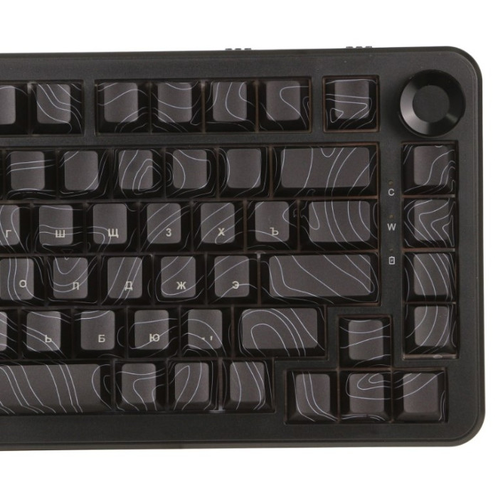 Ajazz AK820 Max Ultra Magnetic Powder Switch черный