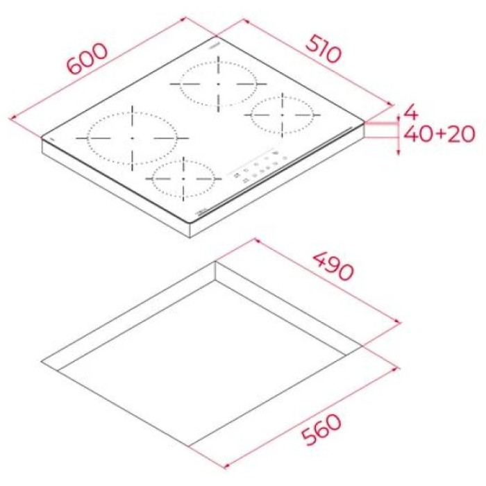TEKA TBC 64010 TTC BK черный