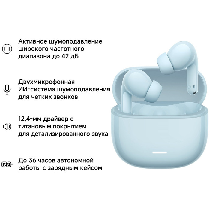 Наушники Xiaomi REDMI Buds 8 Lite M2539E1 голубой