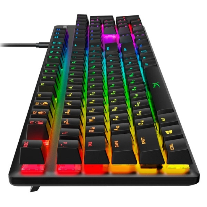 HyperX Alloy Origins PBT HX Aqua 639N5AA черный