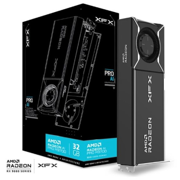XFX AMD Radeon AI Pro R9700 Blower RX-97XPROAIY 32 Гб