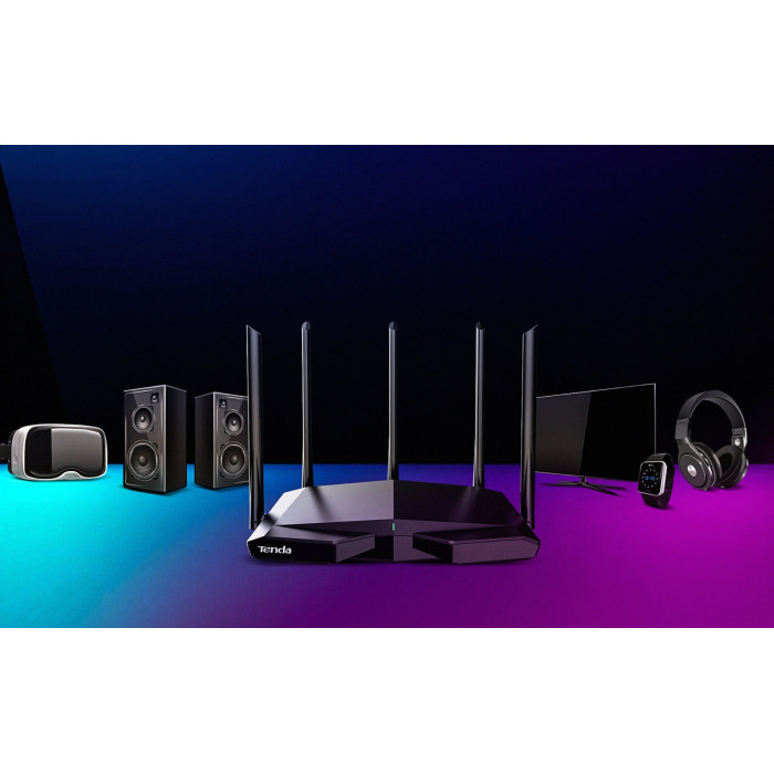 Wi-Fi роутер Tenda TX27 Pro AX5700 Tri-Band Gigabit Wi-Fi 6E Router