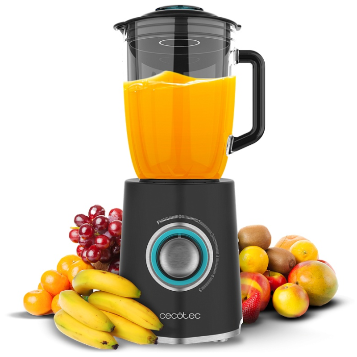 Блендер стационарный Cecotec Power Black Titanium 2000Max Mix Go черный