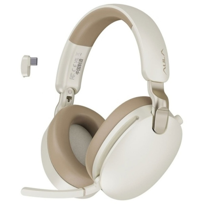 Наушники AULA A500 бежевый