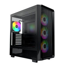 Корпус Montech X5 (B) E-ATX/ATX/Micro-ATX/Mini-ITX 1xUSB3.0 1xUSB2.0 1xType-C 1xAudio Черный