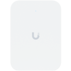 Ubiquiti UniFin U70IW Wall mounted WiFi 7 AP with 4 spatial streams and an integreated 2.5GbE PoE switch desined for hospitality enviorments<br>
