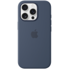 iPhone 16 Pro Silicone Case with MagSafe - Denim,Model A3315<br>