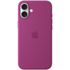 iPhone 16 Plus Silicone Case with MagSafe - Fuchsia,Model A3314<br>