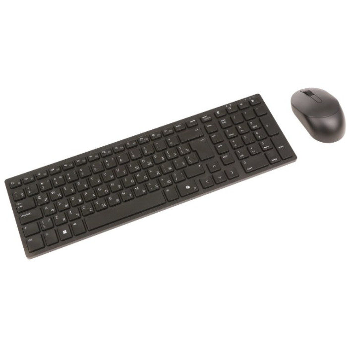 Клавиатура и манипулятор Dell/Silent Keyboard and Mouse - KM555 - Russian (QWERTY) Wireless USB 244501