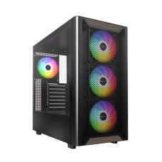 Корпус Montech XR Wood (B) ATX/Micro-ATX/Mini-ITX 2xUSB3.0 1xType-C 1xAudio 1xMic Черный