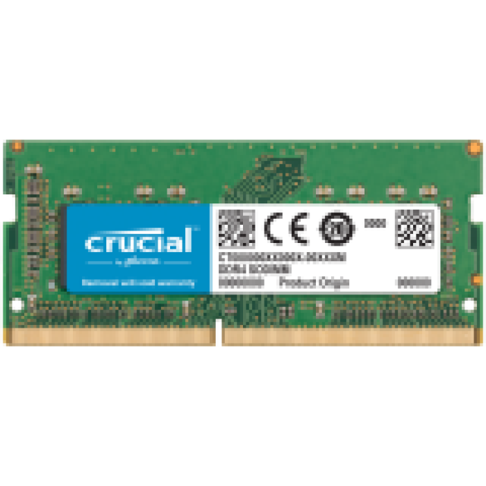 Crucial 32GB DDR4-2666 SODIMM for Mac CL19 (16Gbit)<br>