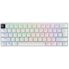 LOGITECH G PRO X 60 LIGHTSPEED Wireless Gaming Keyboard (Tactile) - WHITE - US INT'L - 2.4GHZ/BT - EMEA28-935 - TACTILE SWITCH<br>