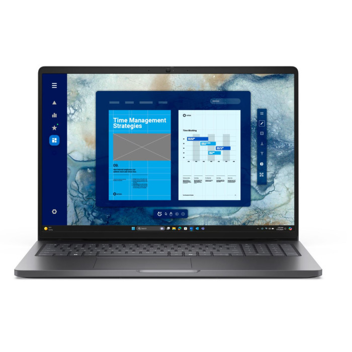 Ноутбук Dell/Pro 16 PC16250/3г/Core Ultra 7/265U/1,7 GHz/16 Gb/SSD/512 Gb/No ODD/Graphics/integrated/16''/1920x1200/Windows 11/Pro/Backlit Kb/Fingerp 252304