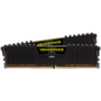 CORSAIR DDR4, 3200MHz 16GB 2x8GB Dimm, Unbuffered, 16-20-20-38, XMP 2.0, Vengeance LPX black Heatspreader, Black PCB, 1.35V<br>