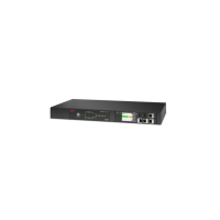 APC NetShelter Rack Automatic Transfer Switch, 1U, 16A, 230V, 2 C20 IN, 8 C13, 1 C19 OUT, 50/60Hz