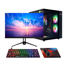 Core i5-12400F-2.5GHz/B760/RAM 16GB/SSD 512GB/RTX5060-8GB/no DVD/600W//Монитор 27' Sanc 200Hz/