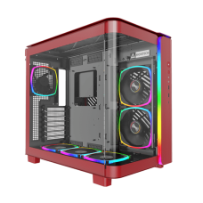 Корпус Montech KING 95 PRO (Red) ATX/Micro-ATX/Mini-ITX 2xUSB3.0 1xType-C 1xAudio 1xMic Красный