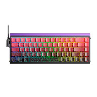 KeyBoard USB AULA HERO68HE, Magnetic, Black King switch, 68keys EN, wired, Black-Red