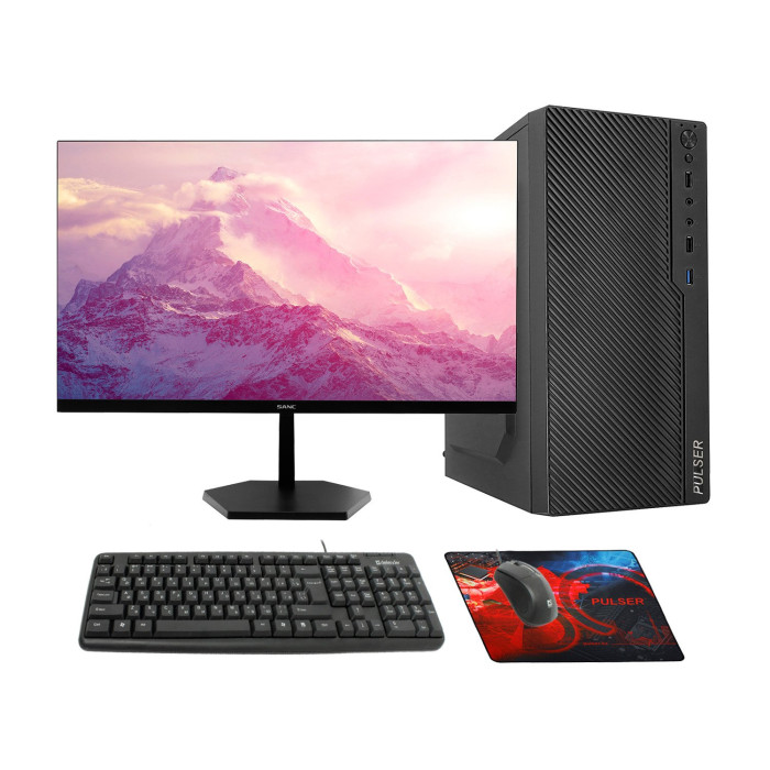 Core i5-14400-2.5GHz/H610/RAM 16GB/SSD 512GB (M.2)/no DVD/400W/Монитор 23.8' Sanc 144Hz/