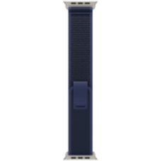 49mm Blue Trail Loop - S/M - Natural Titanium Finish<br>