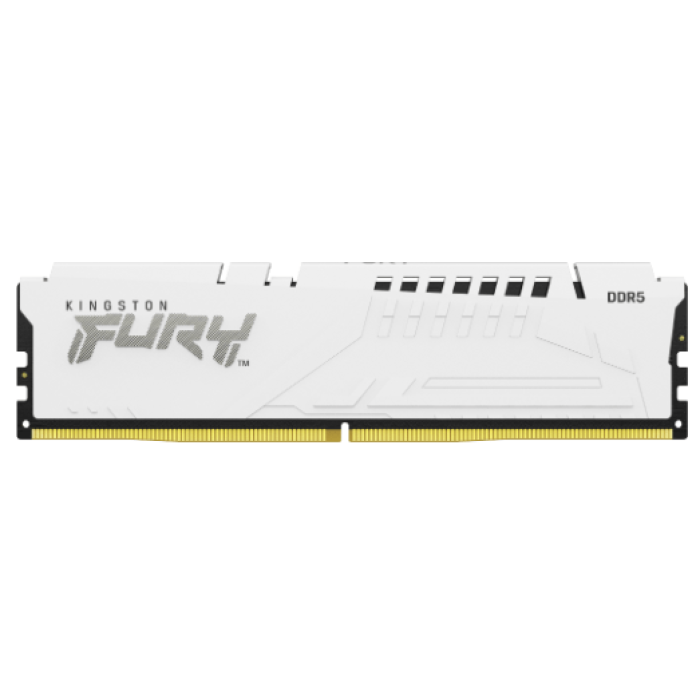 Оперативная память 16GB DDR5 5200MHz Kingston FURY Beast White XMP PC5-41600 CL40 KF552C40BW-16