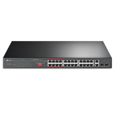 Коммутатор TP-Link/TL-SL1226P 24PoE+ 250Wt/28 port/10/100/1000