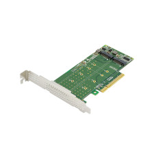 PCI-Ex8 I/O Card, Lr-Link Linkreal LRNV95N8 PCIe x8 to 2-Port M.2 NVMe Adapter (300701) 199476
