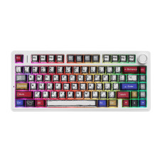 KeyBoard Bluetooth, Aula F75, BT/wireless/Type C, mechanical, Comics