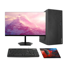 Core i5-14400-2.5GHz/H610/RAM 16GB/SSD 512GB (M.2)/no DVD/400W/Монитор 23.8' Sanc 144Hz/