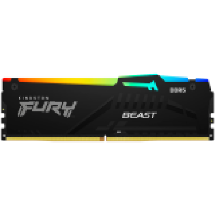 Kingston DRAM 16GB 5600MT/s DDR5 CL36 DIMM (Kit of 2) FURY Beast RGB EXPO<br>