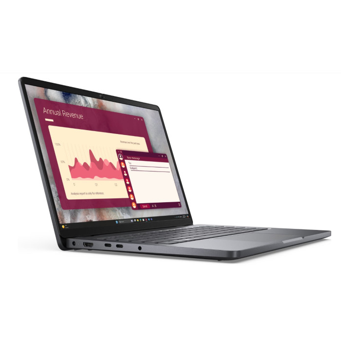 Ноутбук Dell/Pro 14 PC14250/Core Ultra 7/255U/2 GHz/16 Gb/M.2 PCIe SSD/512 Gb/No ODD/Graphics/Integrated/256 Mb/14 ''/1920x1200/Windows 11/Pro/64/FgrP<br>248164