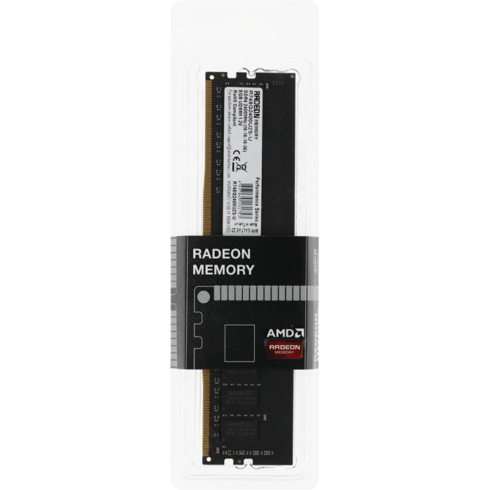 Оперативная память 8GB DDR4 2400MHz AMD Radeon R7 Performance Series R748G2400U2S-U Retail Pack