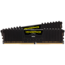 CORSAIR DDR4, 3200MHz 16GB 2x8GB Dimm, Unbuffered, 16-20-20-38, XMP 2.0, Vengeance LPX black Heatspreader, Black PCB, 1.35V<br>
